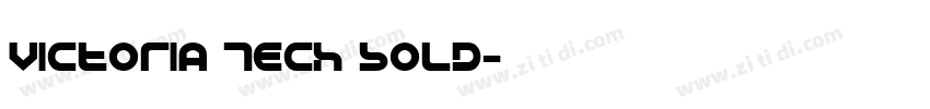 Victoria Tech Bold字体转换